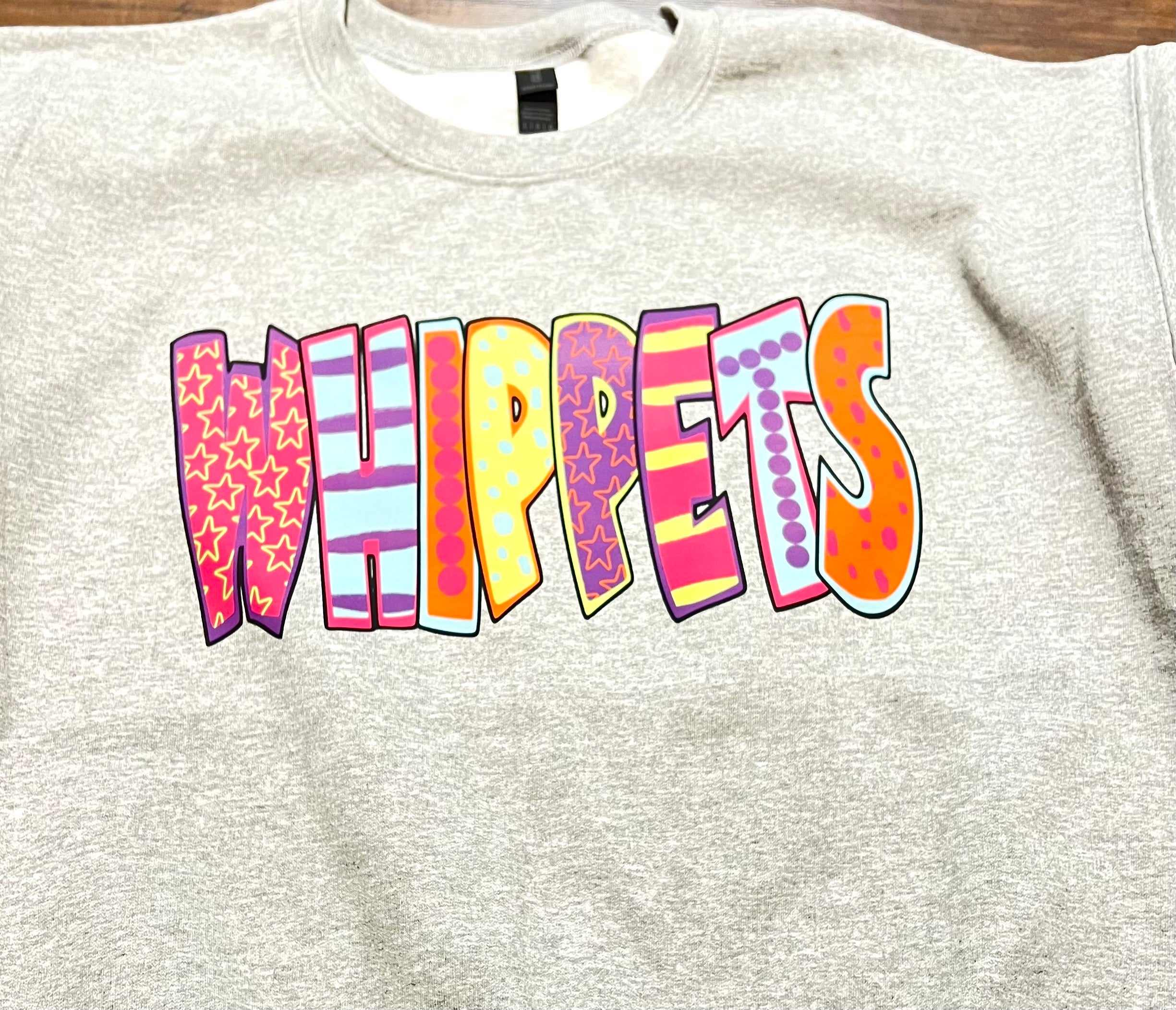 Colorful WHIPPETS Sweatshirt