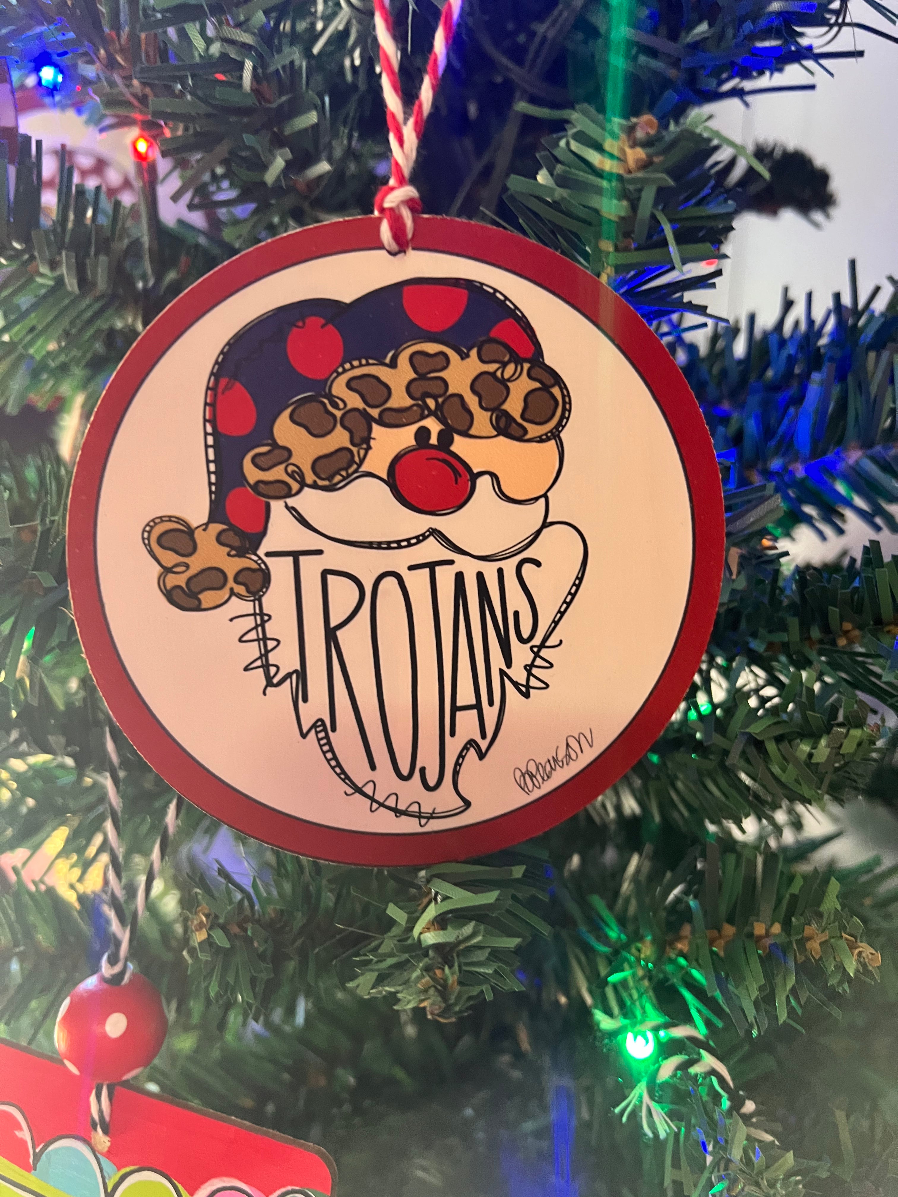 Trojans Christmas ornament